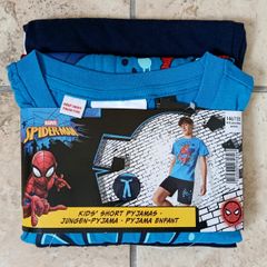 Marvel Spider-Man Kids' Short Pyjamas Blue 10-12 years 146/152 100% cotton NEW