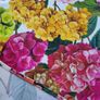 Round tablecloth  -160 cm. "Hydrangea "  100% cotton. Image 5