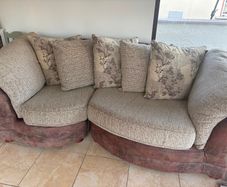 Immaculate curved modular sofa like new