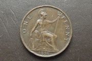 1896 Great Britain. Victoria. One Penny