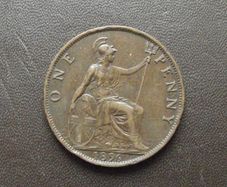 1896 Great Britain. Victoria. One Penny