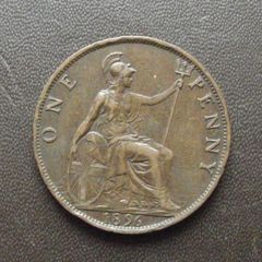 1896 Great Britain. Victoria. One Penny
