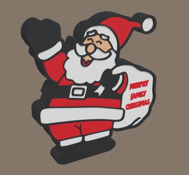 Personalised Santa Lightbox