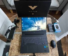 Gaming Laptop Hp Victus i5 12450H 8/12 RTX4050 6GB 16gb DDR4 3200mhz 1tb NVMe PCIE 4.0 15.6" 1080p 144hz Ips 250nits Win11 RGB
