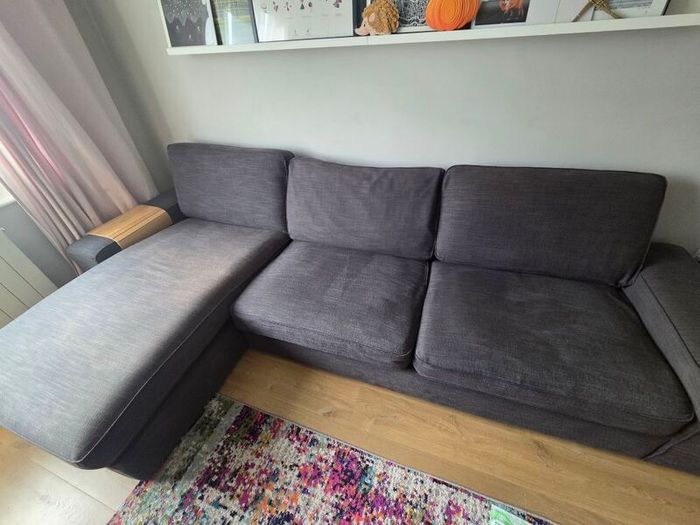 kivik 3 seat sofa and chaise