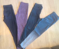M & S denim jeggings. Size 12 Long.  All four pairs