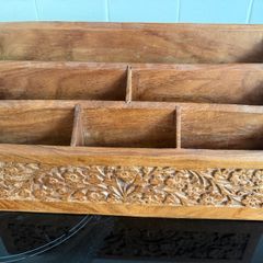 Vintage Handmade Stationary / Letter Holder