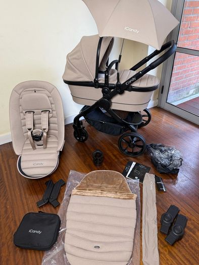 New ICandy peach 7 travel system pram buggy