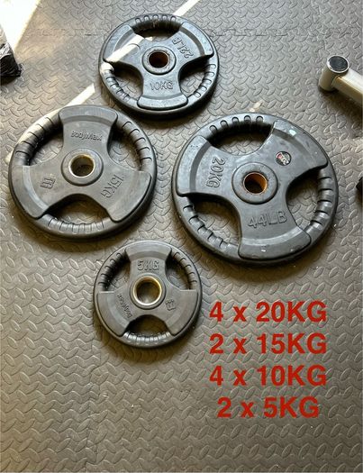 Olympic weightlifting plates