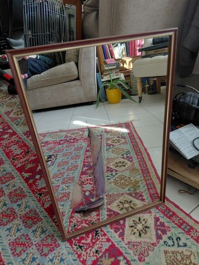 Vintage mirror Kerry Ann by Lucknow Ltd 47 x 31 cm