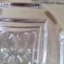 Tipperary Clear crystal Pillar Candle Stand , Signed , Square Candle Stand, Mint Condition. Take 3 different candle size. Image 8