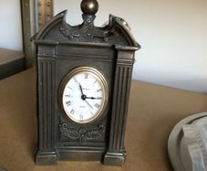 brass clock with battery