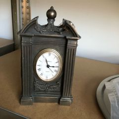 brass clock with battery
