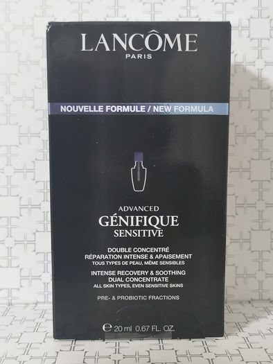 LANCOME intense recovery & soothing dual concentrate brand new full size