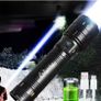 Super Bright LED Retractable Strong Light Flashlight, Outdoor Mountaineering Super Bright with Shoulder Strap Flashlight, with Digital Power Display, Image 10