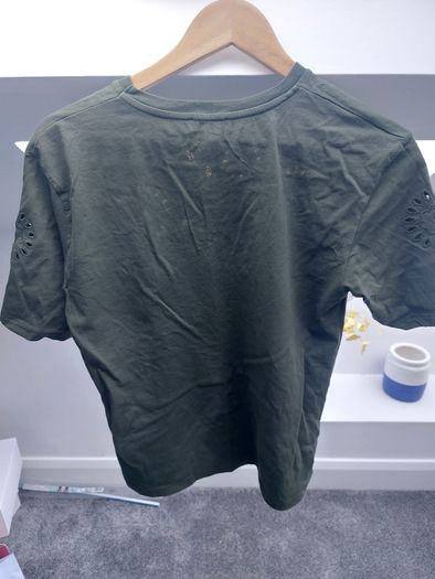 beautiful top, khaky, warehouse size 12 brand new
