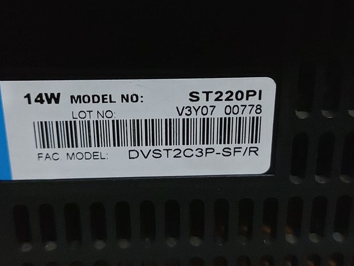 DAEWOO VHS Player, Silver, Model No. ST220PI, in excellent condition, seems to be working fine