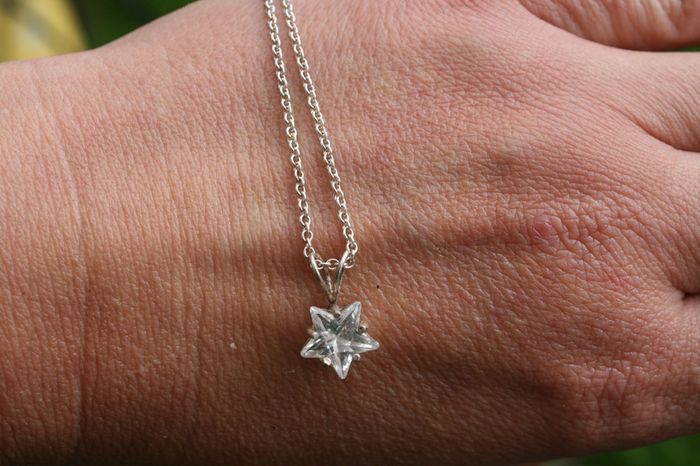 Vintage Sterling Silver Star of the North (chain length 16")