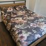 King size Bed frame now with mattress Image 3