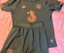 boys Ireland jersey and shorts