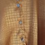 Dunnes Ochre Satin Croc Top.   S. 12.    B.N.W.T. Image 3
