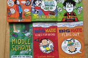 Middle school and big Nate books