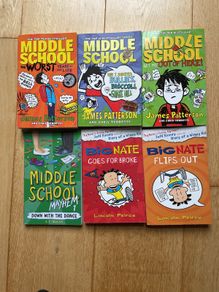 Middle school and big Nate books