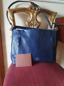 Coach Scout Python Embossed Hobo handbag