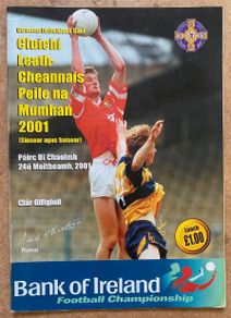 2001 Cork V Clare - GAA Munster Senior Football Championship Semi-Final Programme