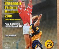 2001 Cork V Clare - GAA Munster Senior Football Championship Semi-Final Programme