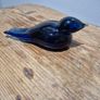 Cobalt Blue Glass Bird Paperweight Image 2