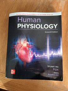 Human Physiology, 16th Ed by Stuart Ira Fox and Krista Rompolski.