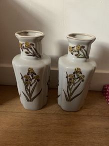 A pair of large vintage vases