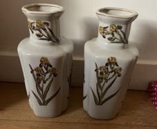 A pair of large vintage vases