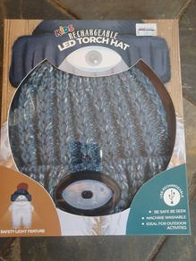 Kids Rechargeable Torch Hat