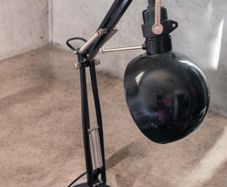 Table lamp and Vintage Pressed Glass Table Lamp