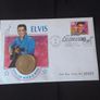 Vintage 1993 Elvis Presley 5 Dollar Coin and Stamp Commemorative First Day Cover (PNC) Image 2