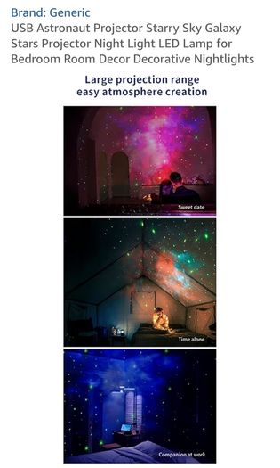 Astronaut Nebula Led night light