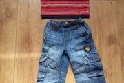 Genuine levi,s top and dunnes jeans age 12-18 months