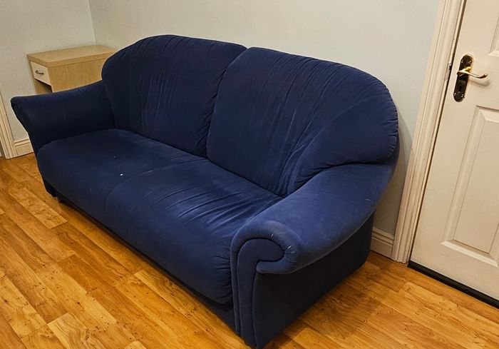 Sofa - 3 seater microfiber suede