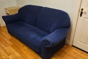 Sofa - 3 seater microfiber suede