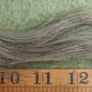 Vintage African Horsehair Fly Whisk - Carved Wood Handle, Tribal Decor Image 8