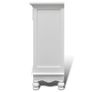 Wooden Cabinet with 2 Doors 1 Drawer White Image 4