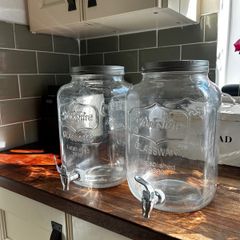 Kilner Glass Dispensers 8 Litre x 2