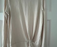 Cream Jersey Top