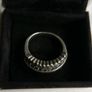 Vintage Cubic Zirconia Sterling Silver 925 Fancy Large Cluster Ring size:O 6,78g Image 5