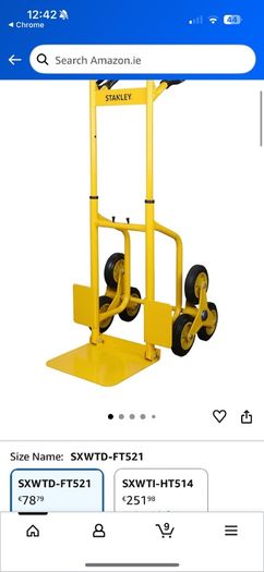 Foldable Stanley hand truck