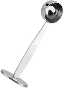 Caife.ie Coffee Scoop 2-in-1 Measuring Spoon and Coffee Tamper - Made of Stainless Steel