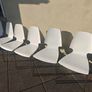 6 IKEA Vilmar stackable chairs - white Image 4