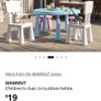 Ikea children table and 3 chairs Image 3
